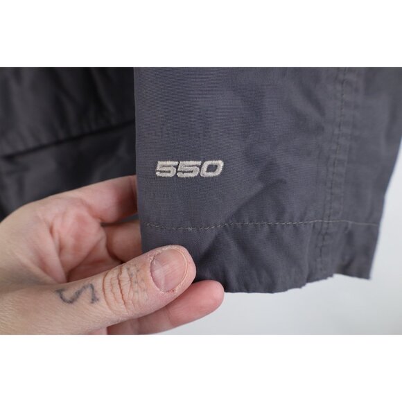 The North Face Girls Size XS Belted 550 Duck Down Puffer Parka Jacket Coat Gray - Picture 5 of 16